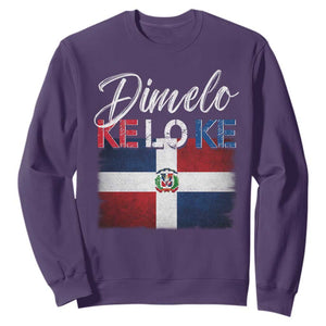 Dimelo Ke Lo Ke Dominican Republic Flag Sweatshirt Caribbean Heritage