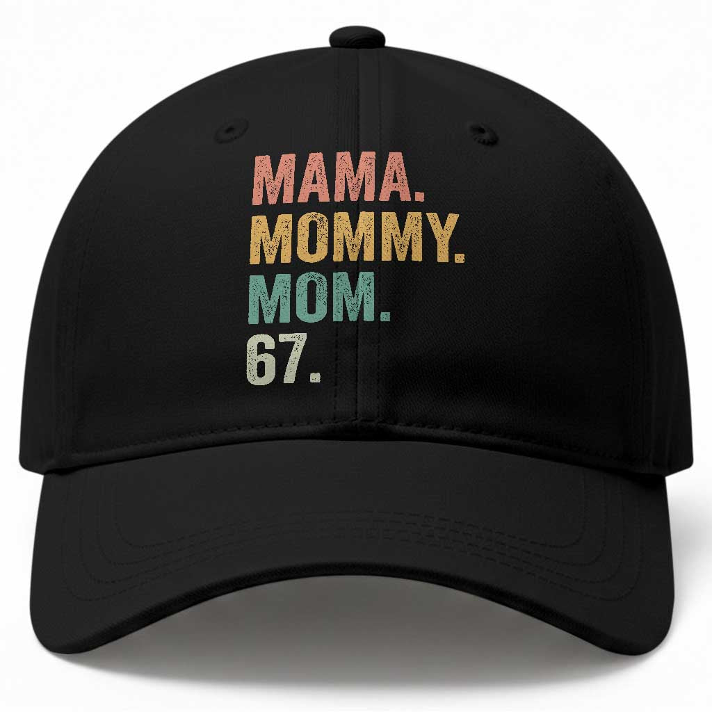 Mama Mommy Mom 67 Baseball Cap Funny Six Seven Mother's Day TS11 Print Your Wear
