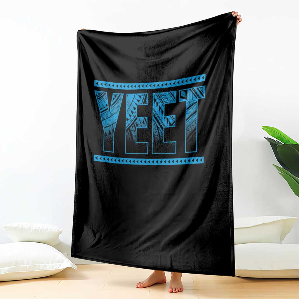 Yeet Funny Wrestling Slang Quote Tribal Art Throw Blanket TS11 Print Your Wear