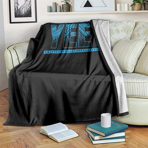 Yeet Funny Wrestling Slang Quote Tribal Art Throw Blanket TS11 Print Your Wear