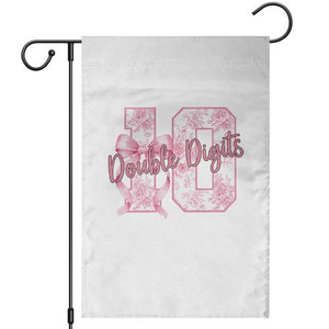 10th Birthday Garden Flag Double Digits Pink Coquette Bow 10 Year Old Aesthetic TS11 White Print Your Wear