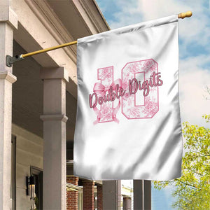10th Birthday Garden Flag Double Digits Pink Coquette Bow 10 Year Old Aesthetic TS11 Print Your Wear