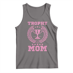 Trophy Mom Tank Top Number One Mama Funny Mother's Day TS11 Deep Heather Print Your Wear
