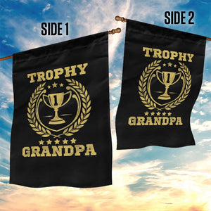 Trophy Grandpa Garden Flag Funny Number One Grandfather TS11 Print Your Wear