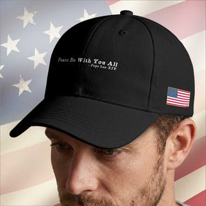 Peace Be With You All Pope Leo XIV Baseball Cap TS11 Print Your Wear