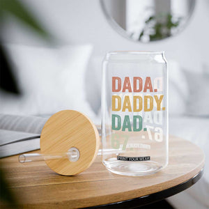 Dada Daddy Dad 67 Glass Can Funny Six Seven Father's Day TS11 Print Your Wear