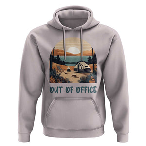 Vacation Hoodie Out Of Office Travel Blogger TS11 Ice Gray Print Your Wear