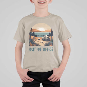 Vacation T Shirt For Kid Out Of Office Travel Blogger TS11 Sand Print Your Wear