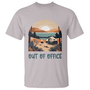 Vacation T Shirt Out Of Office Travel Blogger TS11 Ice Gray Print Your Wear