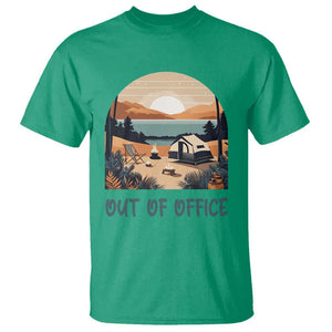 Vacation T Shirt Out Of Office Travel Blogger TS11 Irish Green Print Your Wear