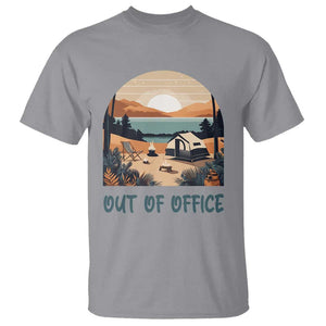 Vacation T Shirt Out Of Office Travel Blogger TS11 Sport Gray Print Your Wear