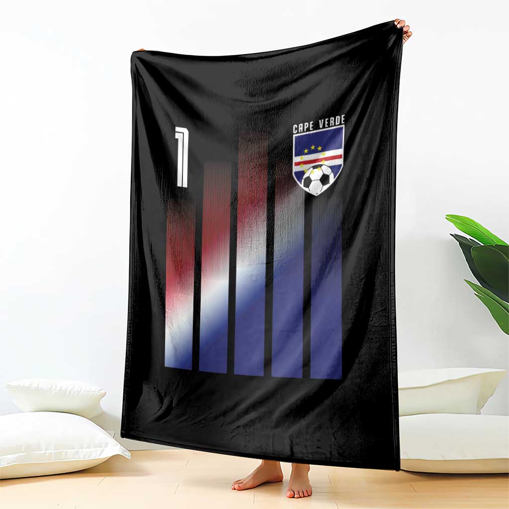 Cape Verde Flag Retro Sports Cabo Verdean Roots Throw Blanket TS11 Print Your Wear