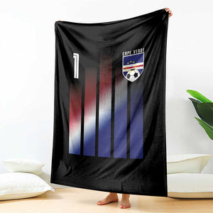 Cape Verde Flag Retro Sports Cabo Verdean Roots Throw Blanket TS11 Print Your Wear