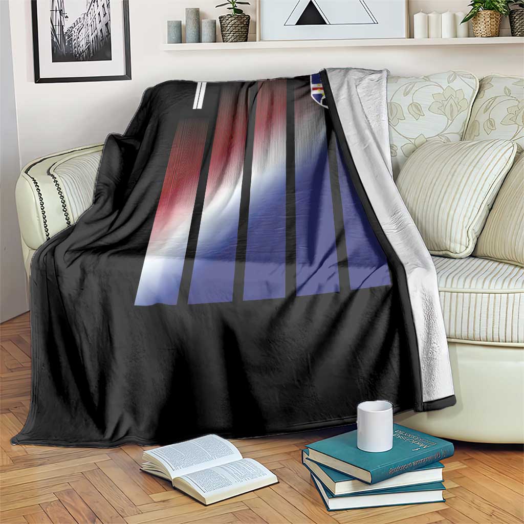 Cape Verde Flag Retro Sports Cabo Verdean Roots Throw Blanket TS11 Print Your Wear