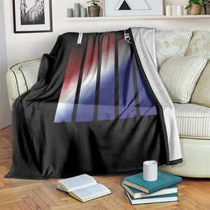 Cape Verde Flag Retro Sports Cabo Verdean Roots Throw Blanket TS11 Print Your Wear