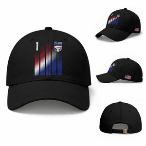 Cape Verde Flag Retro Sports Cabo Verdean Roots Baseball Cap TS11 Baseball Cap Universal Fit Black Print Your Wear