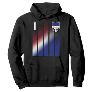 Cape Verde Flag Retro Sports Cabo Verdean Roots Hoodie TS11 Black Print Your Wear