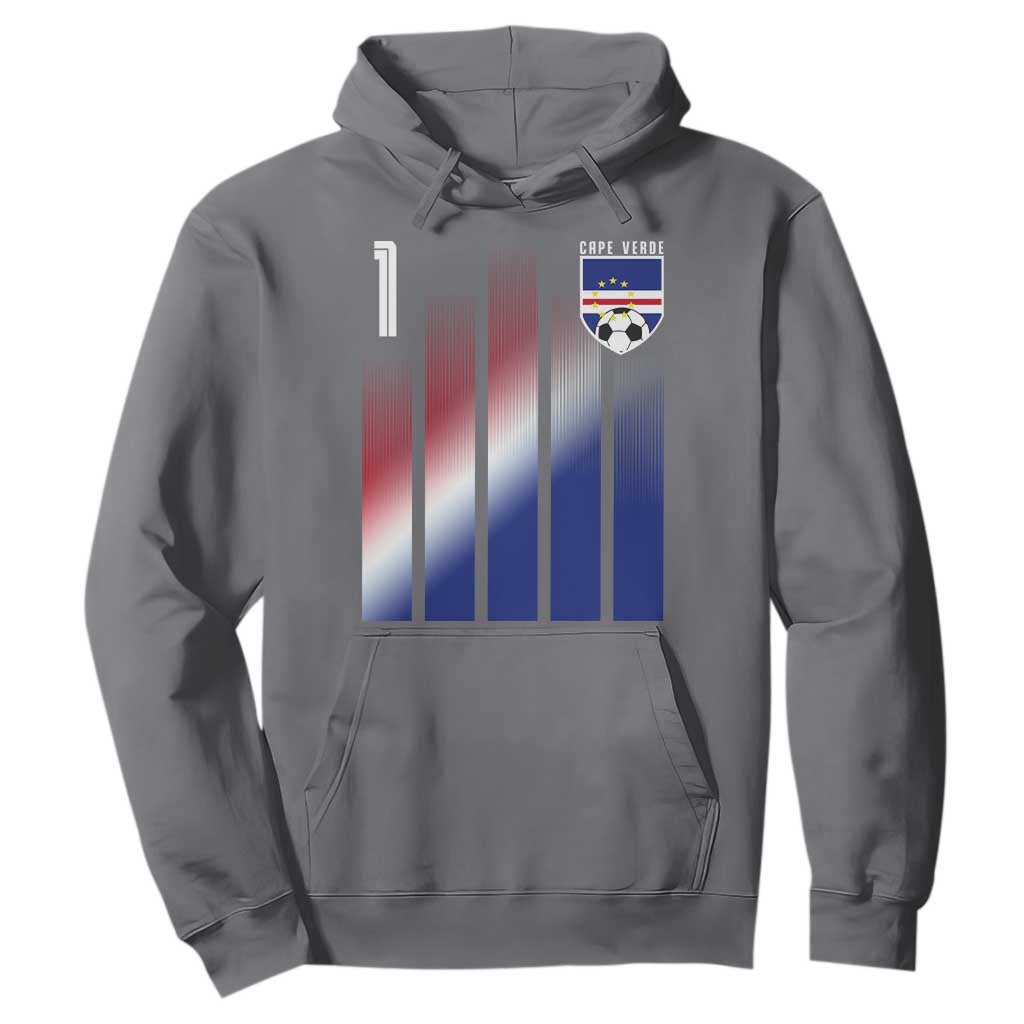 Cape Verde Flag Retro Sports Cabo Verdean Roots Hoodie TS11 Charcoal Print Your Wear