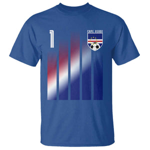Cape Verde Flag Retro Sports Cabo Verdean Roots T Shirt TS11 Royal Blue Print Your Wear