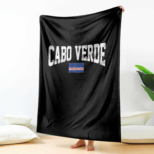 Cabo Verde Sports Throwback Throw Blanket Cape Verdean Pride Lovers TS11 Print Your Wear