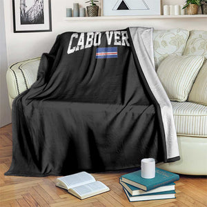 Cabo Verde Sports Throwback Throw Blanket Cape Verdean Pride Lovers TS11 Print Your Wear