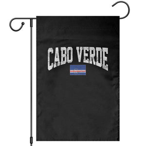 Cabo Verde Sports Throwback Garden Flag Cape Verdean Pride Lovers TS11 Black Print Your Wear