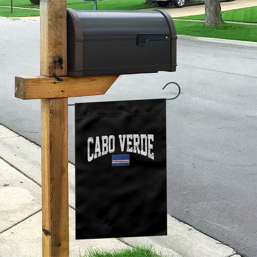 Cabo Verde Sports Throwback Garden Flag Cape Verdean Pride Lovers TS11 Print Your Wear