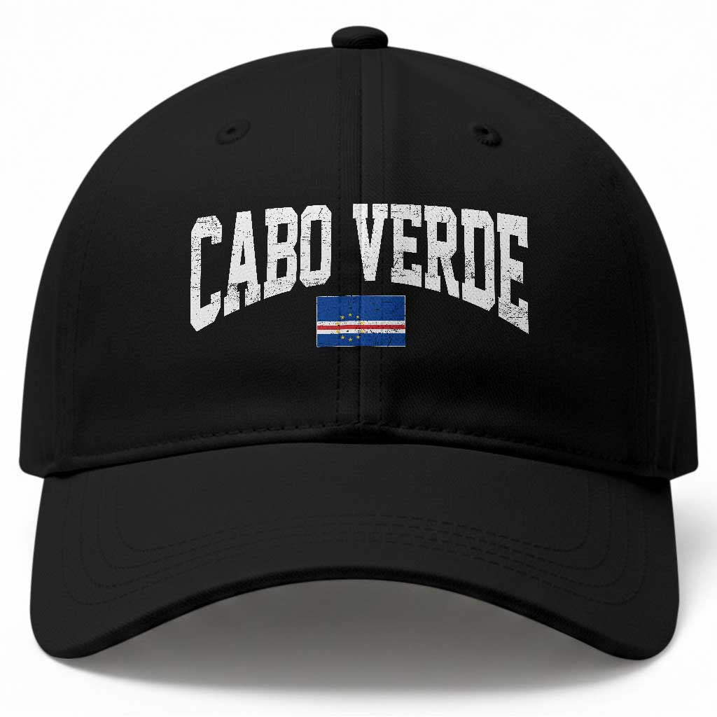 Cabo Verde Sports Throwback Baseball Cap Cape Verdean Pride Lovers TS11 Print Your Wear