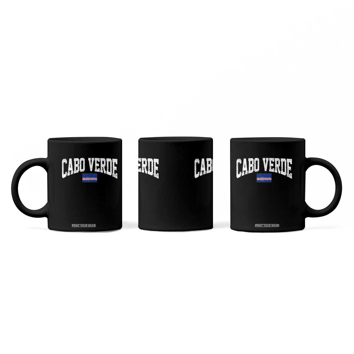 Cabo Verde Sports Throwback Coffee Mug Cape Verdean Pride Lovers TS11 Print Your Wear