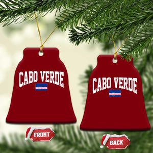 Cabo Verde Sports Throwback Ceramic Ornament Cape Verdean Pride Lovers TS11 Print Your Wear