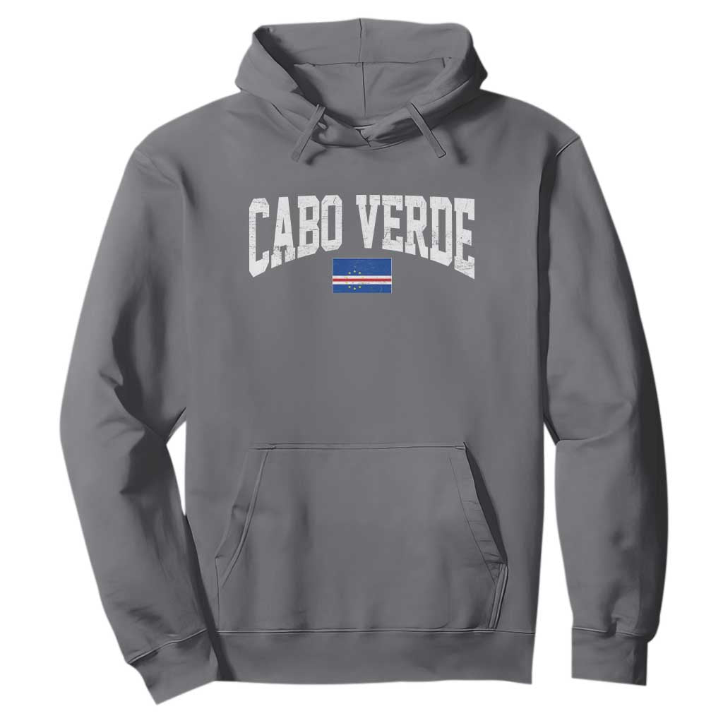 Cabo Verde Sports Throwback Hoodie Cape Verdean Pride Lovers TS11 Charcoal Print Your Wear