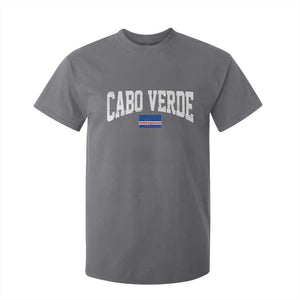 Cabo Verde Sports Throwback T Shirt For Kid Cape Verdean Pride Lovers TS11 Charcoal Print Your Wear
