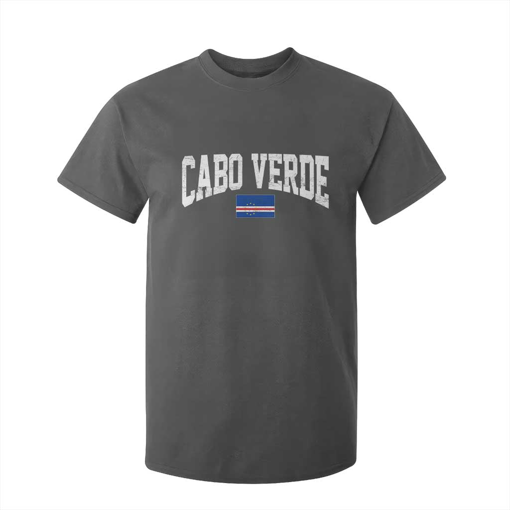 Cabo Verde Sports Throwback T Shirt For Kid Cape Verdean Pride Lovers TS11 Dark Heather Print Your Wear