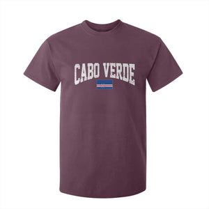 Cabo Verde Sports Throwback T Shirt For Kid Cape Verdean Pride Lovers TS11 Maroon Print Your Wear