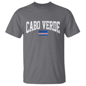 Cabo Verde Sports Throwback T Shirt Cape Verdean Pride Lovers TS11 Charcoal Print Your Wear