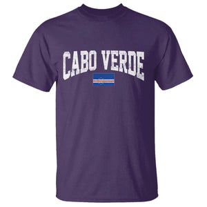 Cabo Verde Sports Throwback T Shirt Cape Verdean Pride Lovers TS11 Purple Print Your Wear
