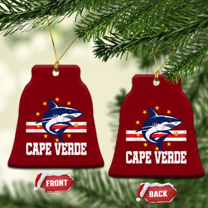 Vintage Cape Verde Shark Cabo Verdean Roots Ceramic Ornament TS11 Print Your Wear