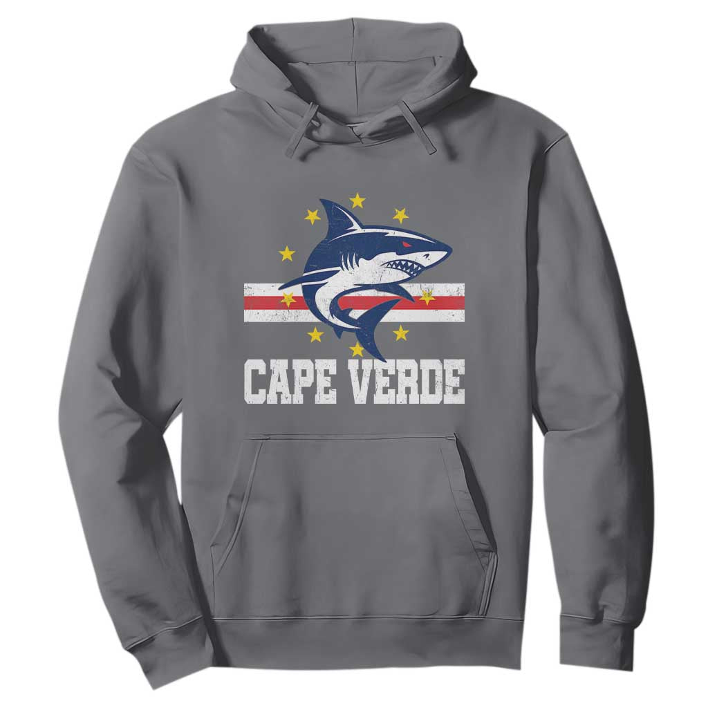 Vintage Cape Verde Shark Cabo Verdean Roots Hoodie TS11 Charcoal Print Your Wear
