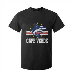 Vintage Cape Verde Shark Cabo Verdean Roots T Shirt For Kid TS11 Black Print Your Wear