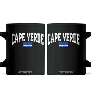 Cape Verde Sports Throwback Coffee Mug Cabo Verdean Pride TS11 Black Print Your Wear