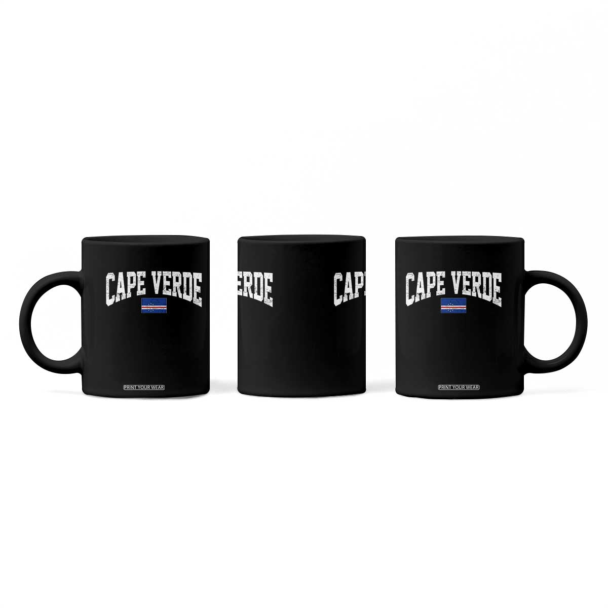 Cape Verde Sports Throwback Coffee Mug Cabo Verdean Pride TS11 Print Your Wear