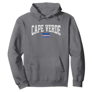 Cape Verde Sports Throwback Hoodie Cabo Verdean Pride TS11 Charcoal Print Your Wear