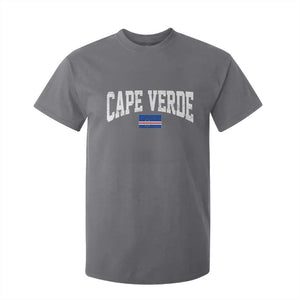 Cape Verde Sports Throwback T Shirt For Kid Cabo Verdean Pride TS11 Charcoal Print Your Wear