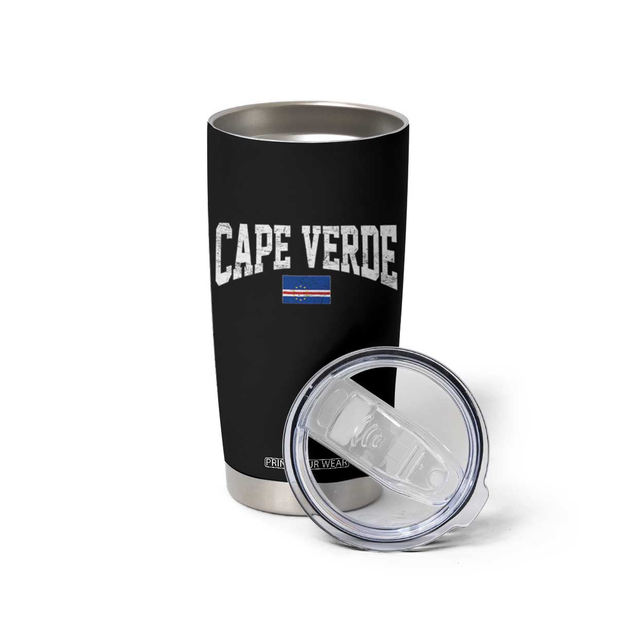 Cape Verde Sports Throwback Tumbler Cup Cabo Verdean Pride TS11 Print Your Wear