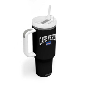 Cape Verde Sports Throwback Tumbler With Handle Cabo Verdean Pride TS11 Print Your Wear