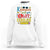 Funny Kindergarten Just Got A Lot Cooler Sweatshirt First Day Of School Sunglass Red Apple TS11 White Print Your Wear