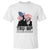 Trump The Legend Never Dies 2024 T Shirt American Flag Raised Fist TS11 White Print Your Wear