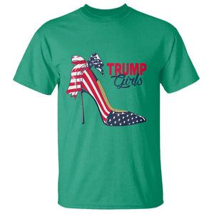 Trump Girl T Shirt High Heel Stilettos American Flag TS11 Irish Green Print Your Wear