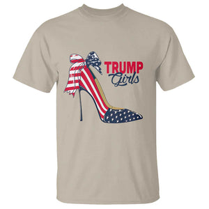 Trump Girl T Shirt High Heel Stilettos American Flag TS11 Sand Print Your Wear