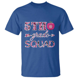 Funny Back To School Hunting T Shirt 5TH Grade Squad Pink Camo Flag Apple Arrow TS11 Royal Blue Print Your Wear